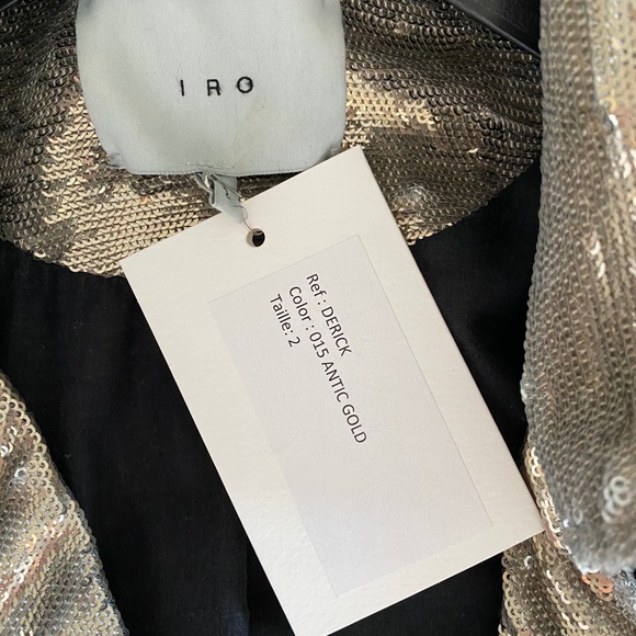 IRO Derick brush sequin jacket - Picture 2 of 6